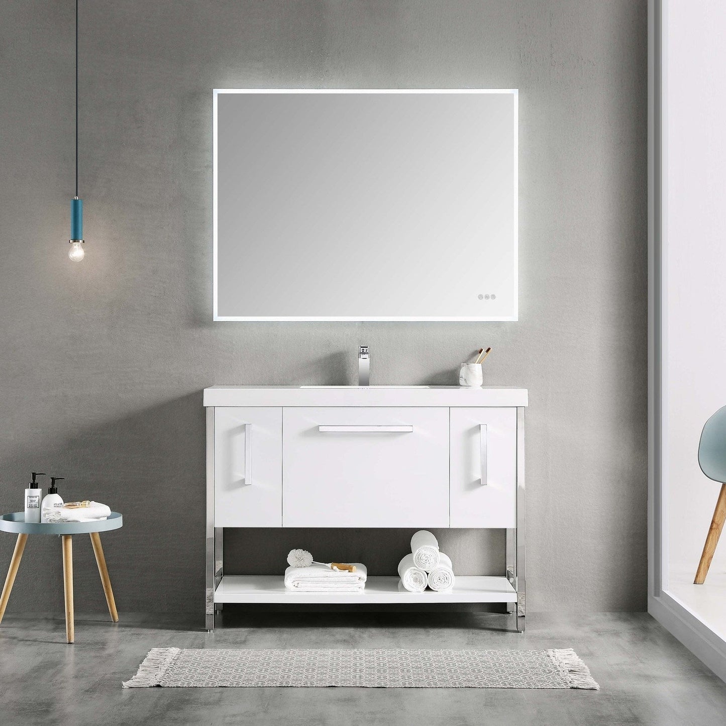 Blossom Riga 48 Inch Bathroom Vanity – Single Sink - V8022 48 01S