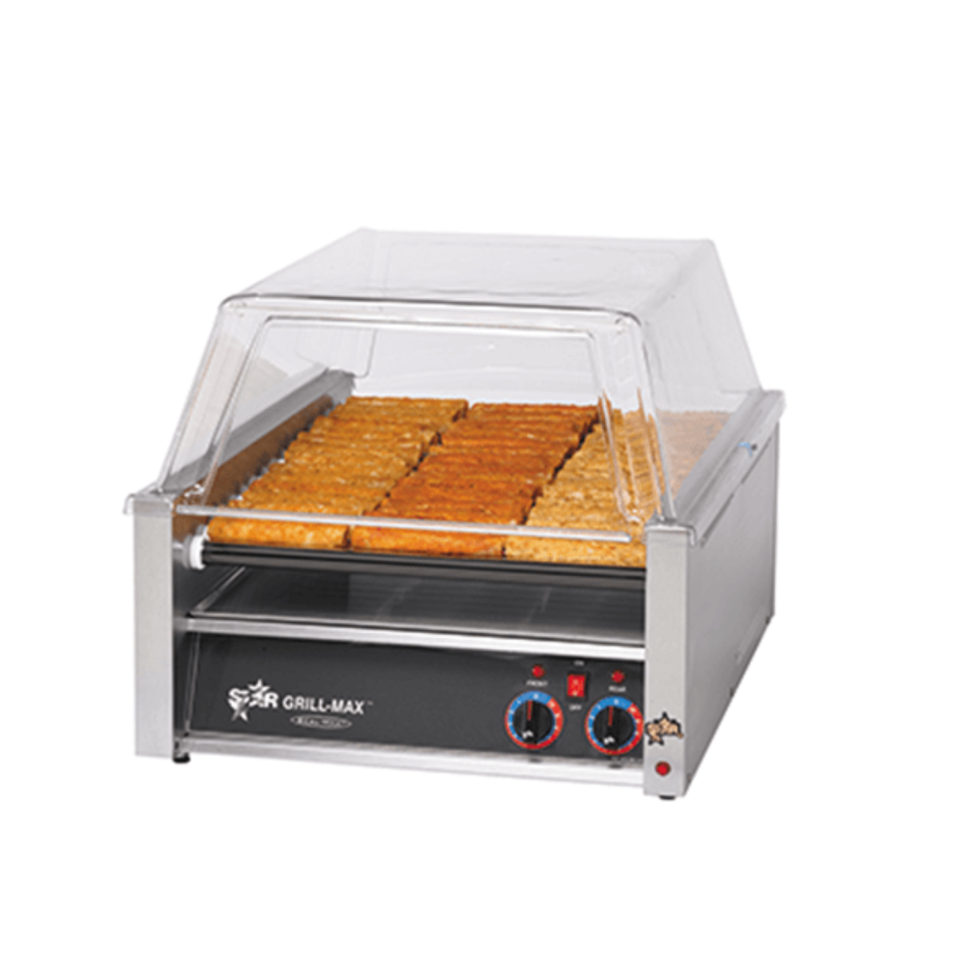 Star 8A-50ST-120V Grill-Max® Roller Grills 120V 50 Dogs Analogue Control Staltec - 8A-50ST-120V