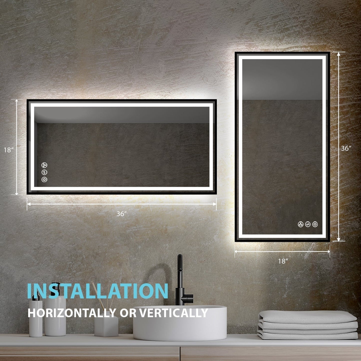 Blossom Stellar 18 Inch LED Mirror - LED M4 1836 MB
