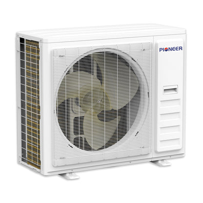 Pioneer Quad Split 36000 BTU 3-Ton Quantum Ultra Wi-Fi 22.5 SEER Energy-Star Multi (4) Zone Wall Mount Air Conditioner Heat Pump 230-Volt - WYT040GLSI24M4-9W-9W-9W-9W