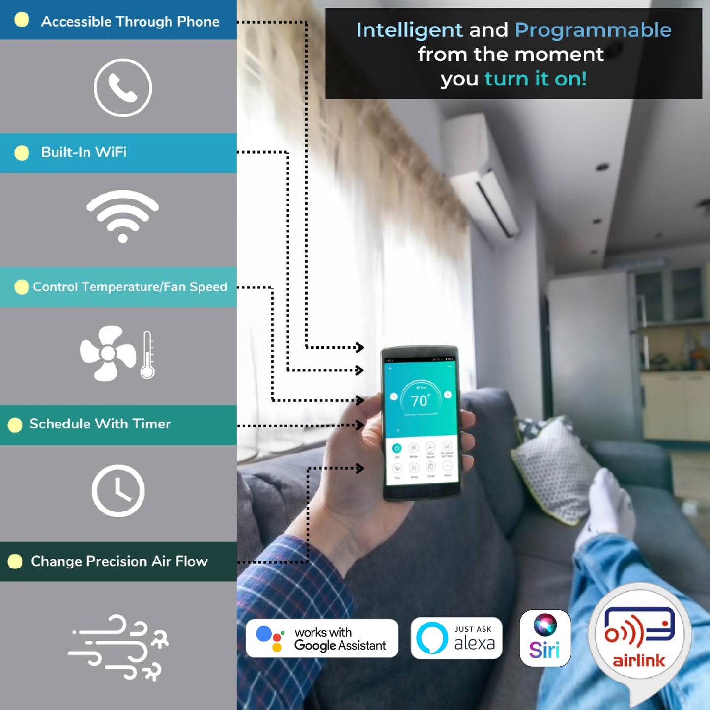 Pioneer Dual Split 21000 BTU 1.5-Ton Quantum Ultra Wi-Fi 24 SEER2 Energy-Star Multi (2) Zone Wall Mount Air Conditioner Heat Pump 230-Volt - WYT020GLSI24M2-12W-9W