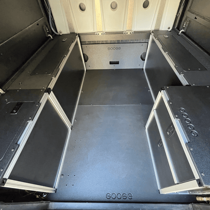 GOOSE GEAR Alu-Cab Canopy Camper V2 - Toyota Tacoma 2005-Present 2nd & 3rd Gen. - Bed Plate System - 6' Bed - 2803-GGR-SH