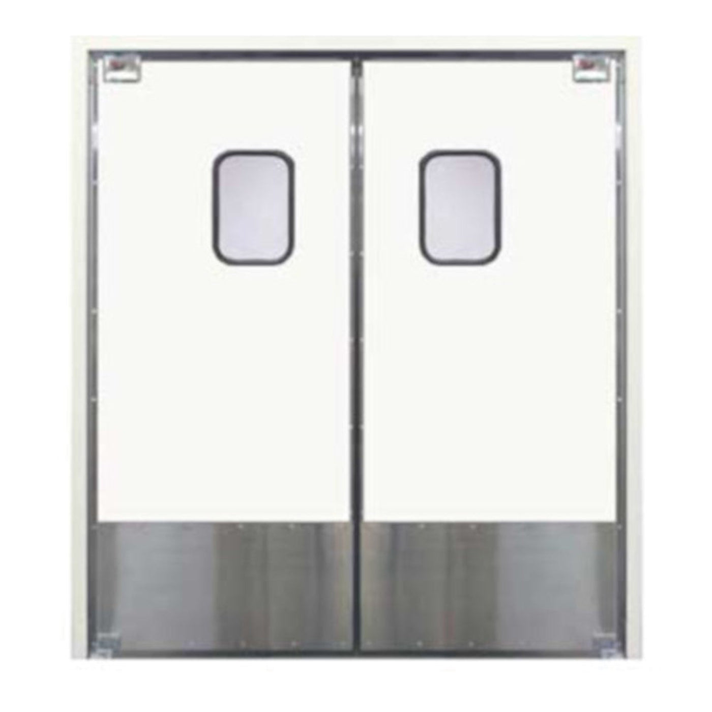 Curtron SPD-30-L-DBL-7896 78" x 96" Servie-Pro Series 30 Double Swing Door - CUSPD30LDBL7896